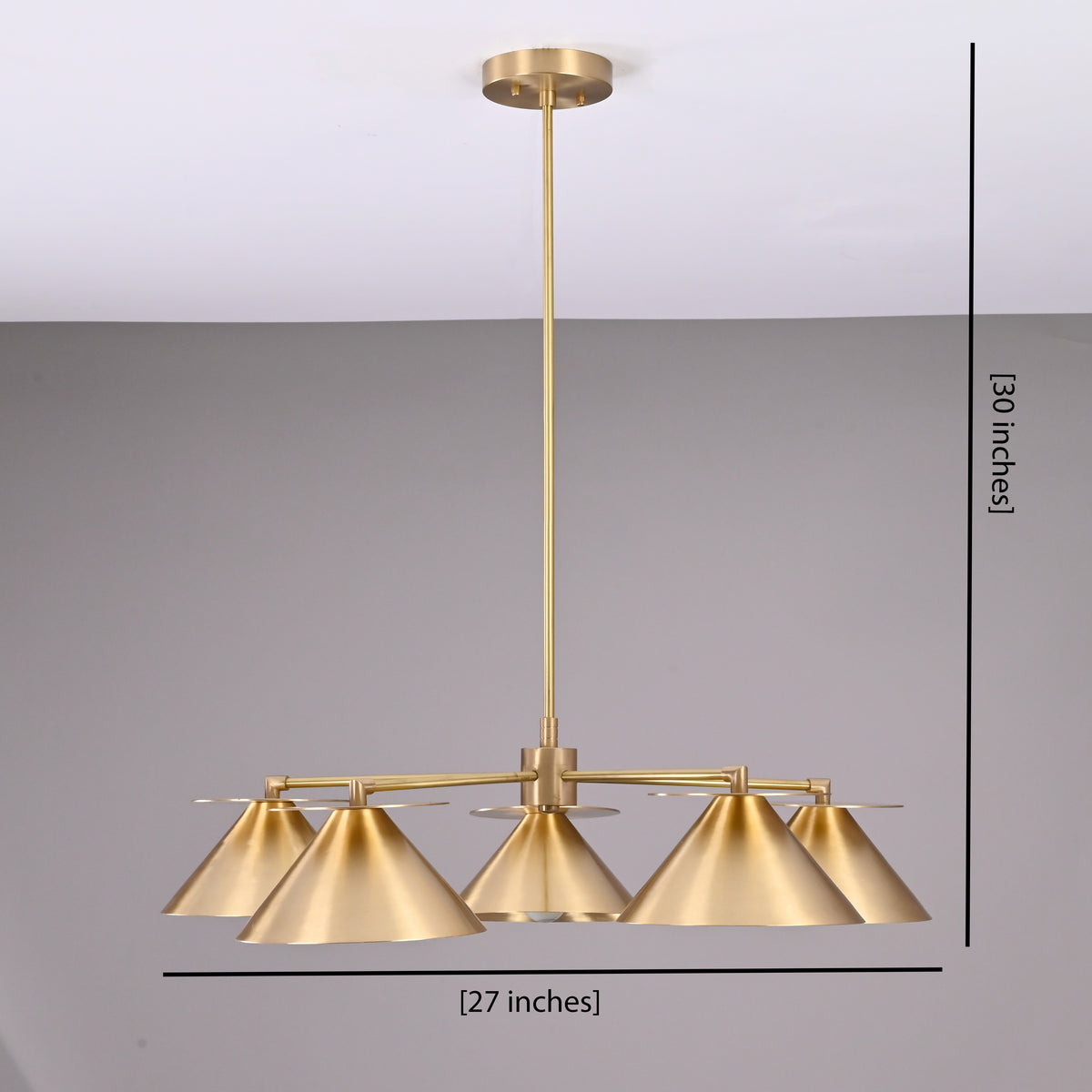 Monaco Apex - Ceiling Chandelier - 5 Lights - 32254