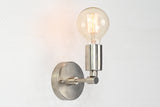 Mid-Century Modern Customizable Wall Sconce – Sleek Single-Light Brass Fixture for Versatile Décor - 32554