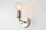 Mid-Century Modern Customizable Wall Sconce – Sleek Single-Light Brass Fixture for Versatile Décor - 32554