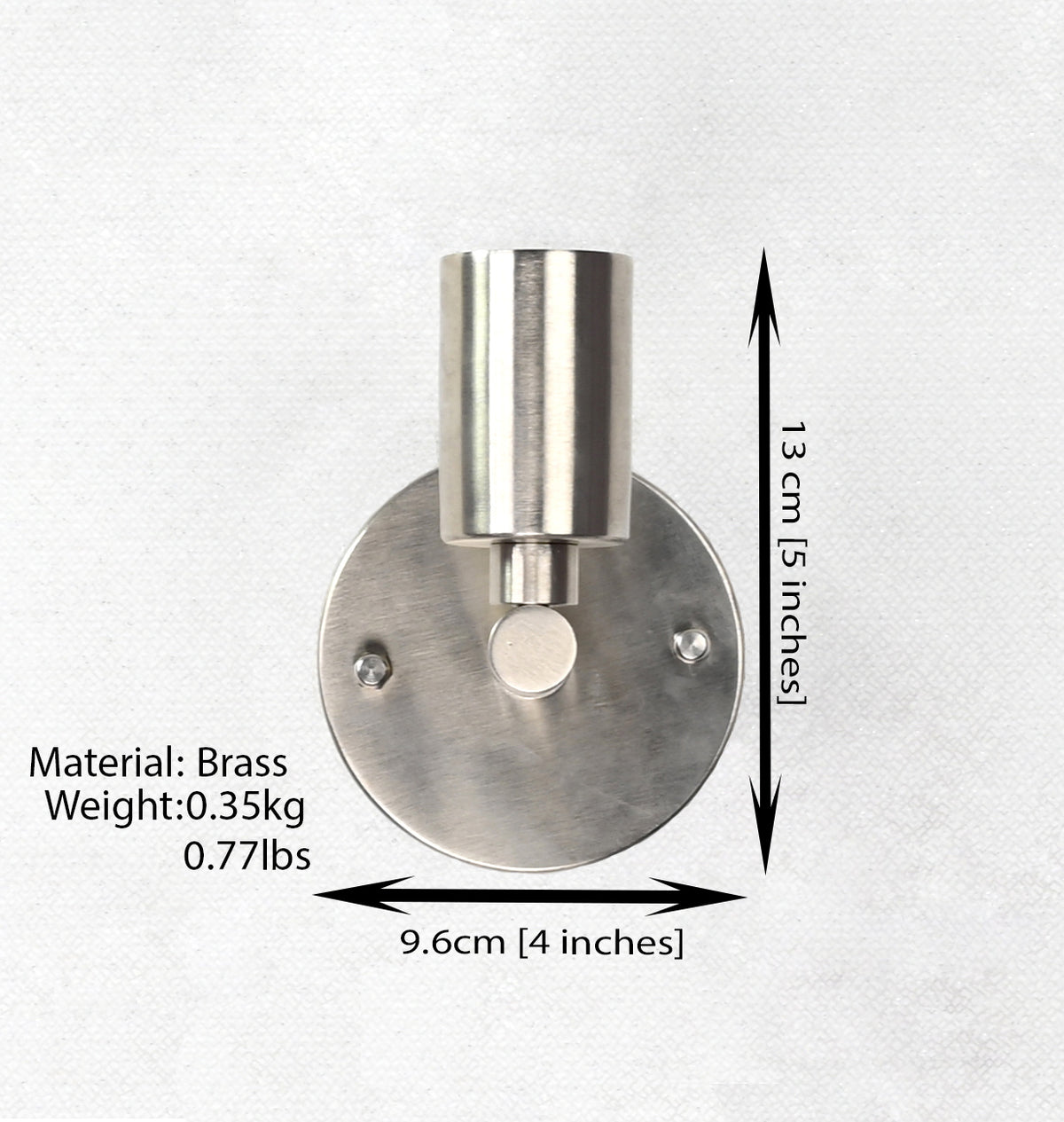 Mid-Century Modern Customizable Wall Sconce – Sleek Single-Light Brass Fixture for Versatile Décor - 32554