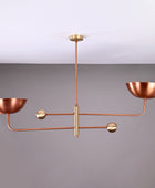 2 Arms Brass Pendant Lamp 53