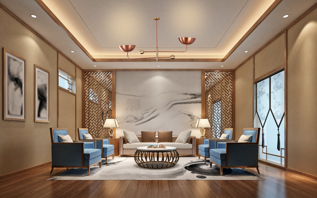 Modern Industrial Brass & Copper Pendant Light | Adjustable Custom Length | 2-Light Uplighting Ceiling Fixture | Handmade Lighting - 32255