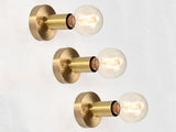 Minimalist Contemporary Customizable Wall Sconce – Sleek Single-Light Brass Fixture for Modern Interiors - 32555