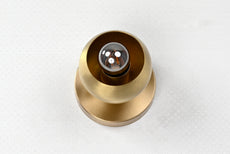 Mid-Century Modern Brass Wall Sconce | Globe Light Fixture | Customizable Handcrafted Design - 32556