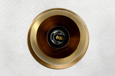 Mid-Century Modern Brass Wall Sconce | Globe Light Fixture | Customizable Handcrafted Design - 32556