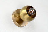 Mid-Century Modern Brass Wall Sconce | Globe Light Fixture | Customizable Handcrafted Design - 32556