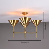 Paris Apex  -  Uplifting Ceiling Chandelier - 4 Lights - 32257