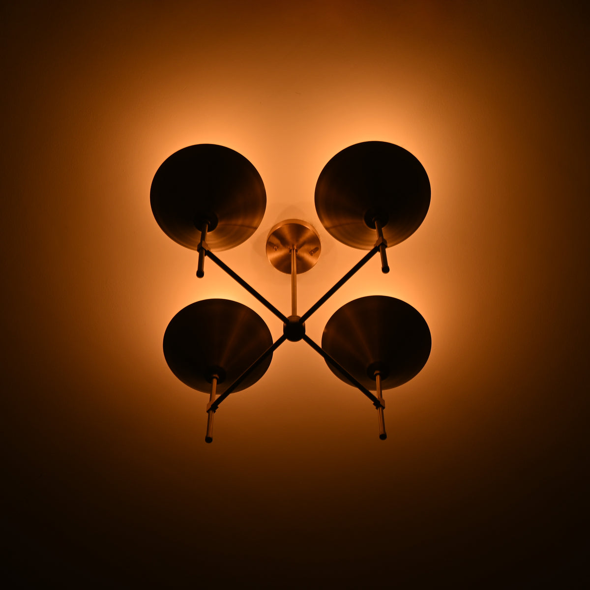 Paris Apex  -  Uplifting Ceiling Chandelier - 4 Lights - 32257