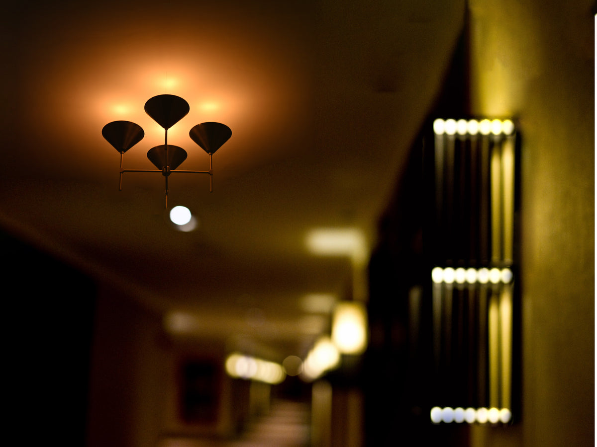 Paris Apex  -  Uplifting Ceiling Chandelier - 4 Lights - 32257