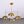 Modern Industrial 4-Light Brass Chandelier | Customizable Pendant Lighting Fixture Natural Patina, Lacquer Finish - 32258