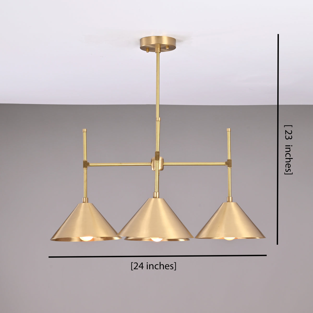 Lisbon Apex Mid-century Chandelier - 4 Lights - 32258