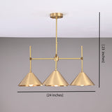 Lisbon Apex Mid-century Chandelier - 4 Lights - 32258
