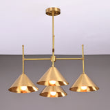 Lisbon Apex Mid-century Chandelier - 4 Lights - 32258