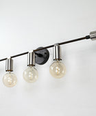 5 Light Large Bare Bulb Wall Fixture, Brass Wall Sconce - 32560