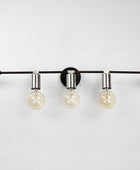 5 Light Large Bare Bulb Wall Fixture, Brass Wall Sconce - 32560