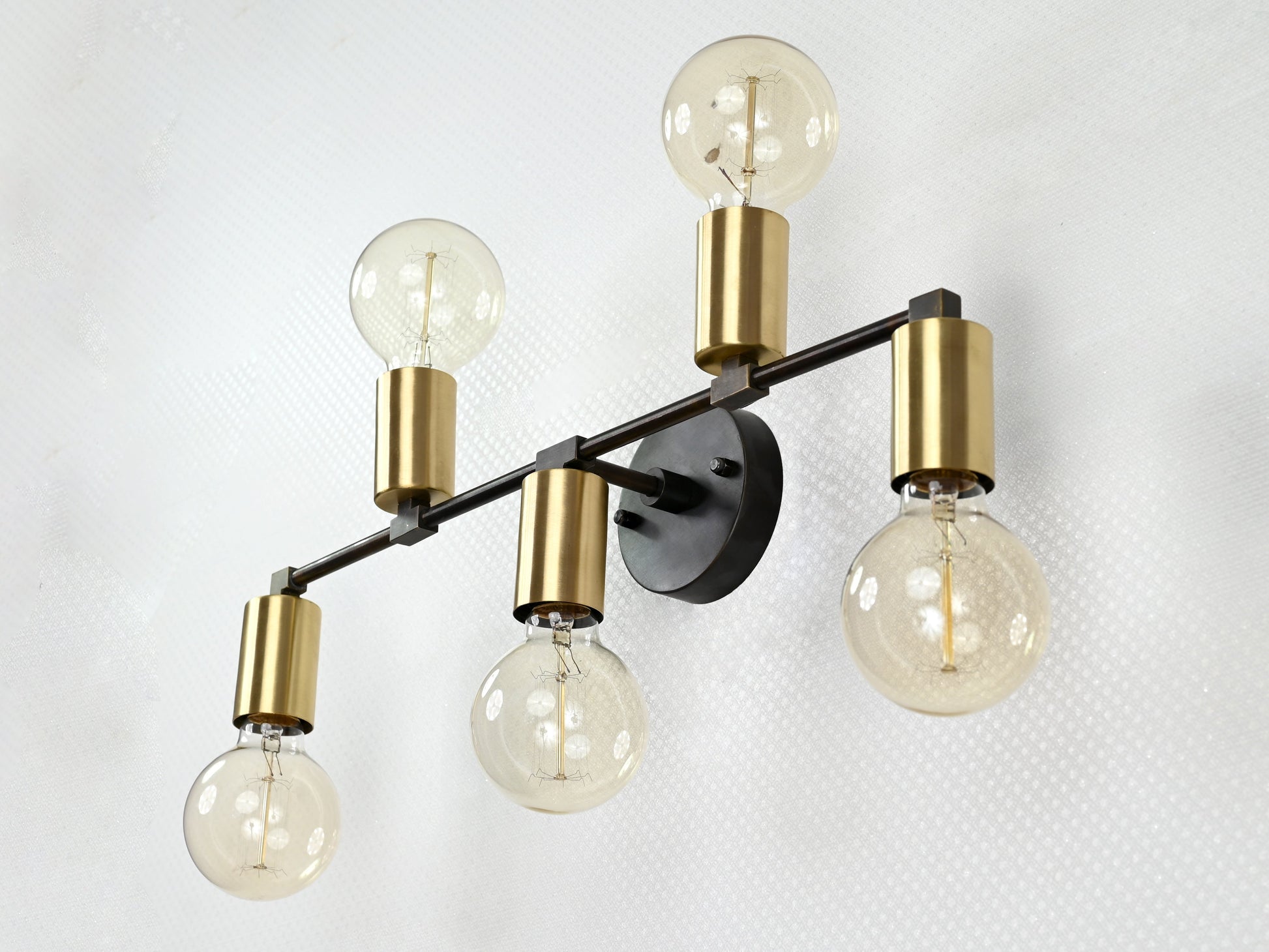 5 light Beautiful Alternate Bare Bulb Wall Fixture - 32562