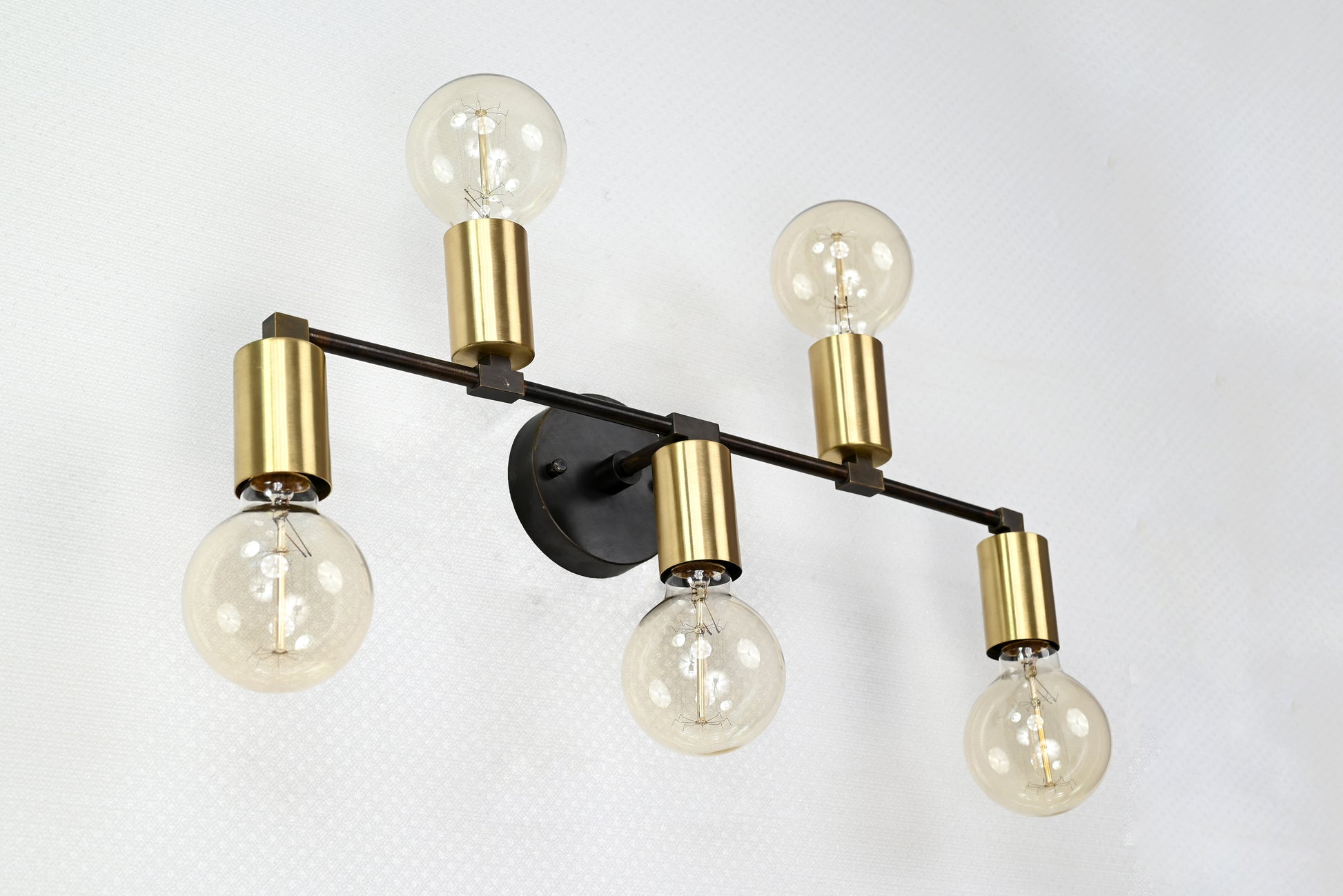 5 light Beautiful Alternate Bare Bulb Wall Fixture - 32562