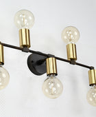 5 light Beautiful Alternate Bare Bulb Wall Fixture - 32562