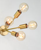 4 Lights Bare Bulb Wall Sconce - 32564