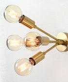 4 Lights Bare Bulb Wall Sconce - 32564