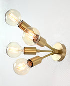 4 Lights Bare Bulb Wall Sconce - 32564