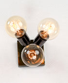 3 Lights Bare Bulb Wall Sconce - 32565