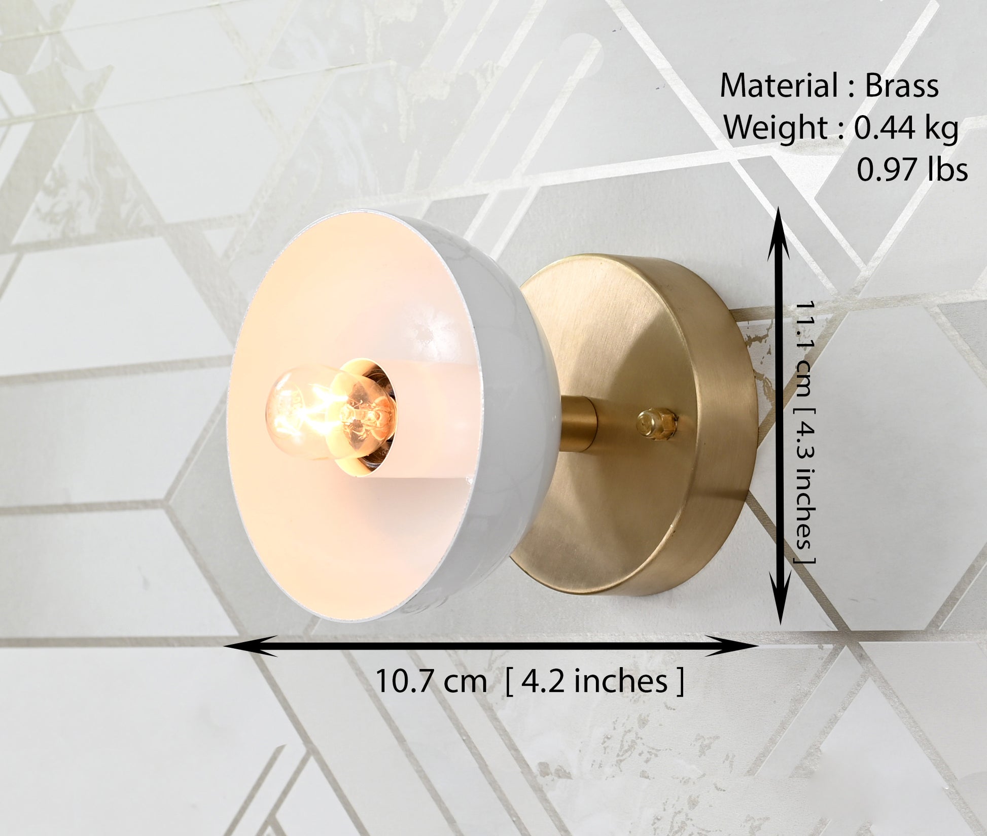 Single Bulb Wall Sconce - 32568