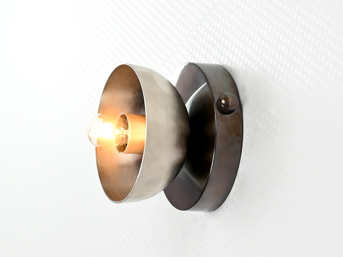 Industrial Modern Brass Wall Sconce | Customizable Cone Shade Fixture for Accent & Task Lighting - 32570