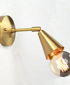 Single Bulb Brass Adjustable Vanity light - 32579