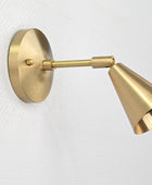 Single Bulb Brass Adjustable Vanity light - 32579