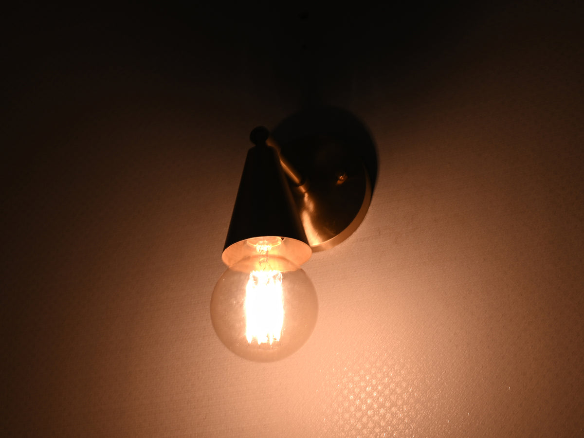 Modern Cone Wall Sconce with Rotating Arm | Adjustable Customizable Light Fixture for Accent Lighting - 32579