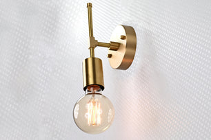 Single Bulb Brass Adjustable Vanity light - 32580