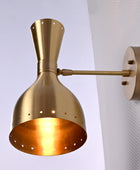 Diabolo Style Brass Wall Sconce 6