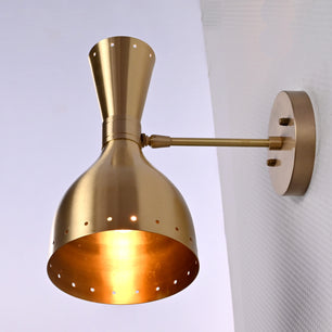 Diabolo Style Brass Wall Sconce 6