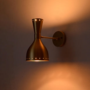 Diabolo Style Brass Wall Sconce 6