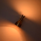 Mid-Century Diabolo Style Wall Sconce with Perforated Shade | Customizable Modern Light Fixture - 32588