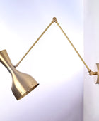 Brass Adjustable Diabolo Wall Sconce / Fixture - 32589