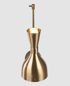 Brass Adjustable Diabolo Wall Sconce / Fixture - 32589