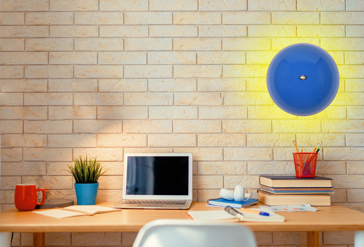 Modern Uplight Dome Wall Sconce with Ambient Glow | Customizable Decorative Wall Light Fixture - 32590