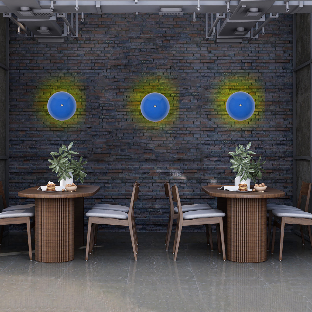 Modern Uplight Dome Wall Sconce with Ambient Glow | Customizable Decorative Wall Light Fixture - 32590