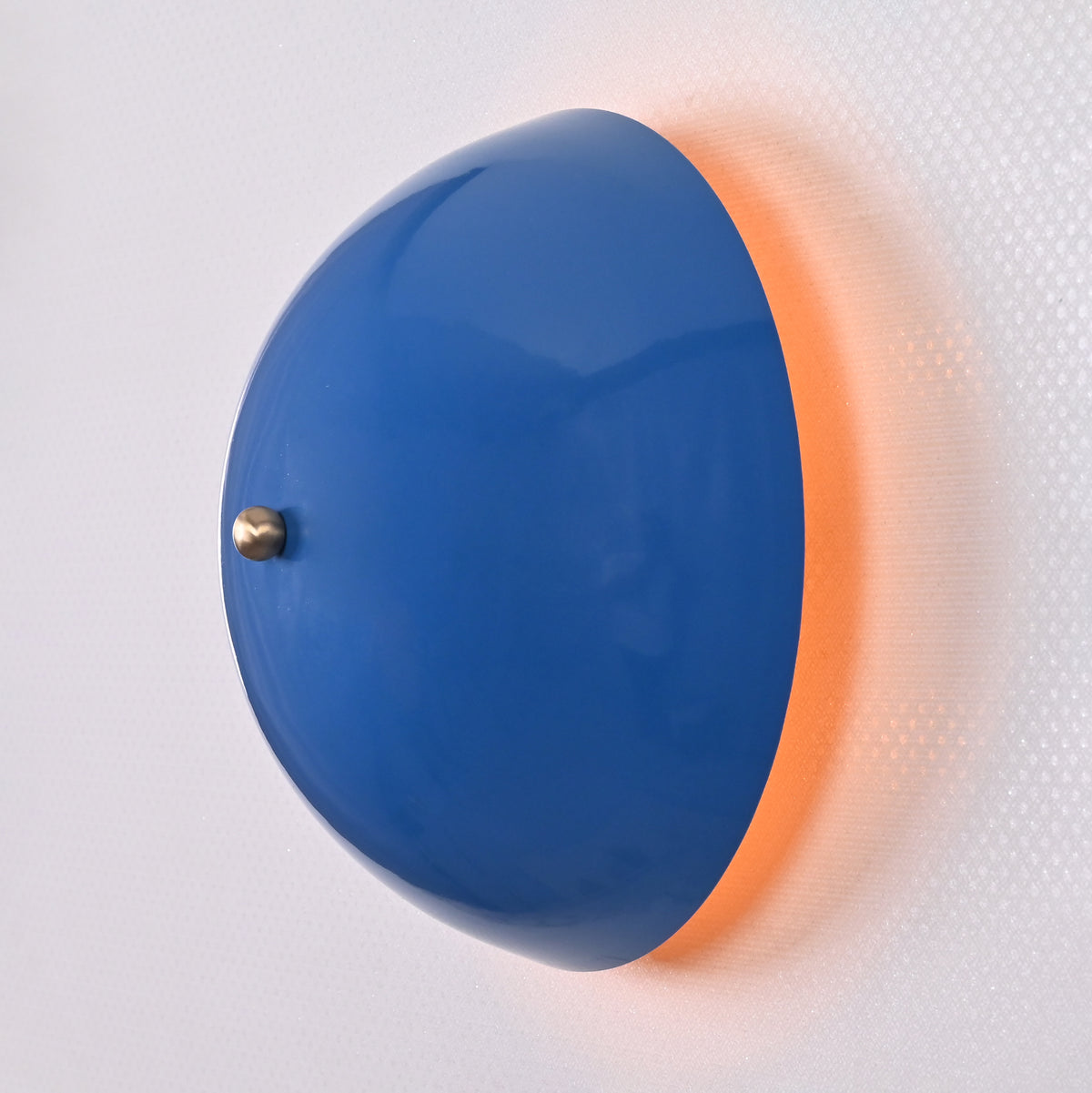 Modern Uplight Dome Wall Sconce with Ambient Glow | Customizable Decorative Wall Light Fixture - 32590