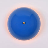 Modern Uplight Dome Wall Sconce with Ambient Glow | Customizable Decorative Wall Light Fixture - 32590