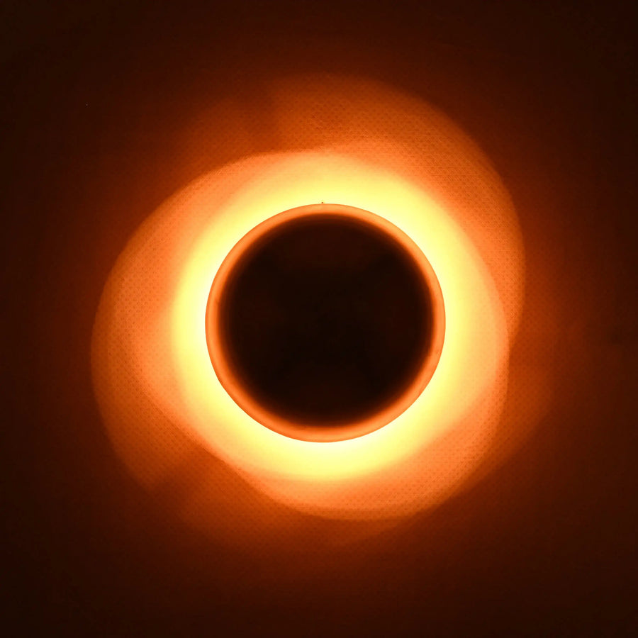 Modern Dome Uplight Wall Sconce with Ambient Glow | Customizable Decorative Accent Light Fixture - 32591