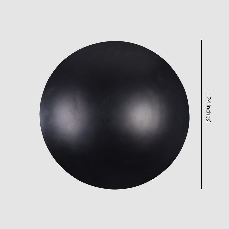 Minimalist Oversized Dome Wall Sconce with Uplifting Light | Customizable Modern Decorative Fixture - 32595