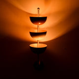 Modern Sculptural Wall Sconce with Tiered Bowl Design | Customizable Artistic Accent Light Fixture - 32597