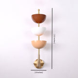 Modern Sculptural Wall Sconce with Tiered Bowl Design | Customizable Artistic Accent Light Fixture - 32597