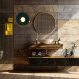 Modern Concave Dish Wall Sconce with Globe Center | Customizable Sculptural Decorative Light Fixture
 - 32598