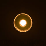 Modern Concave Dish Wall Sconce with Globe Center | Customizable Sculptural Decorative Light Fixture
 - 32598