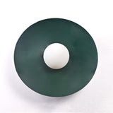 Modern Concave Dish Wall Sconce with Globe Center | Customizable Sculptural Decorative Light Fixture
 - 32598