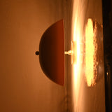 Modern Dome Wall Sconce with Uplifting Glow Effect | Customizable Decorative Ambient Light Fixture - 32599